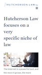 Mobile Screenshot of hutchersonlaw.com
